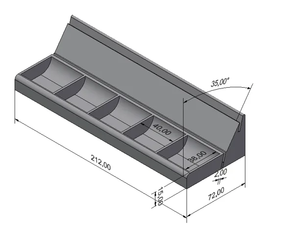 boardgame token tray + card holder
