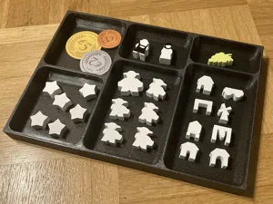 Token tray for board games