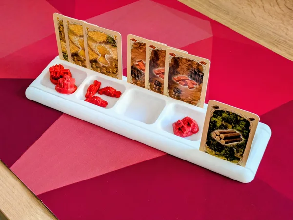Board Game Token Tray and Card Holder