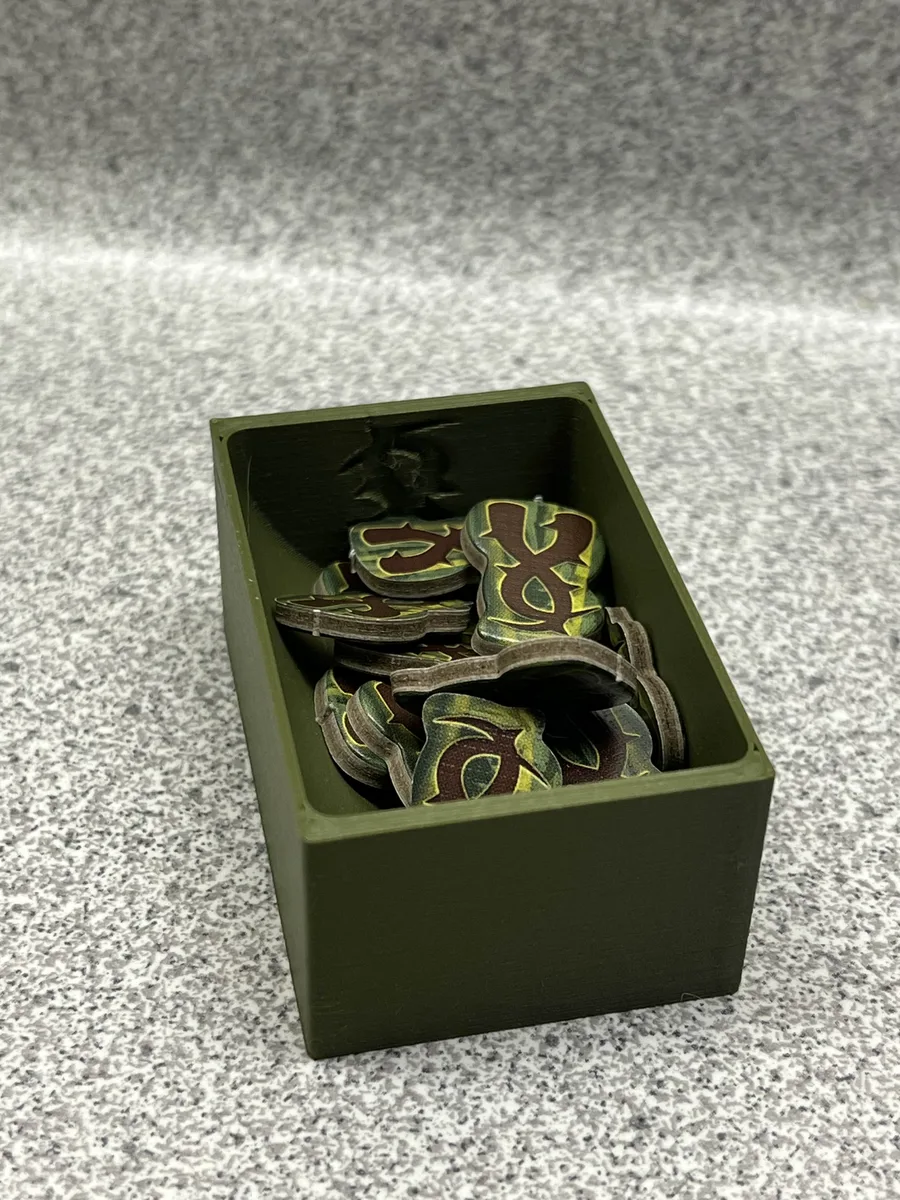 Vitality Token Tray with Sloped Interior