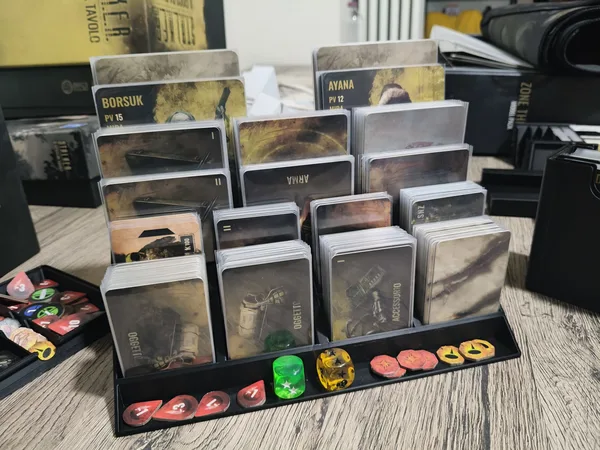 Multi-Size Card Holder + Token Tray