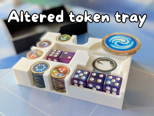 Altered token tray/box/holder