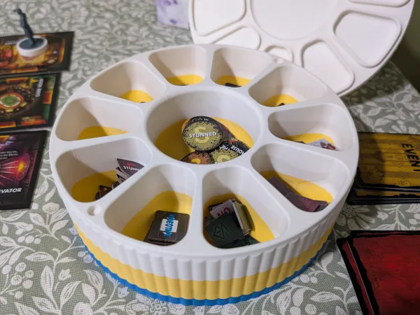 More Pockets! Spinning Board Game Token Storage