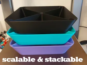 Stackable & scalable Token Tray