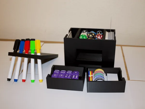TCG Token and Storage Box with Snap Lid