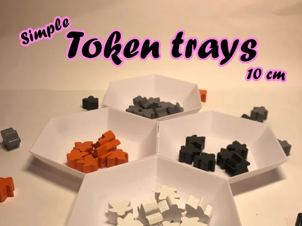 Simple Token Trays 10cm