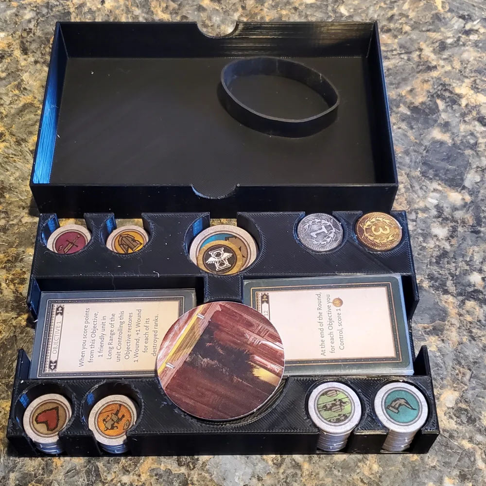 Token Tray and Lid for ASoIaF TMG