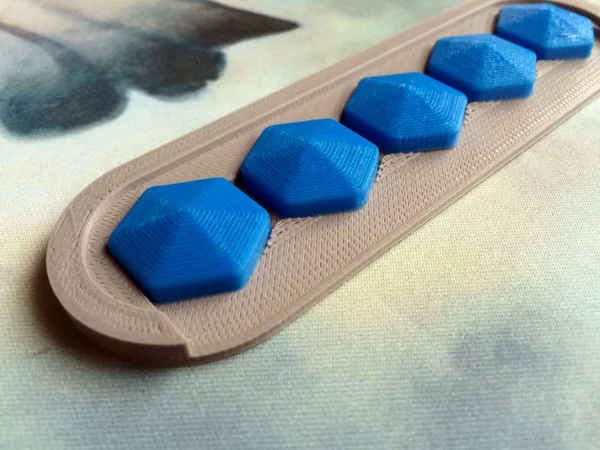 Mana crystals and tray