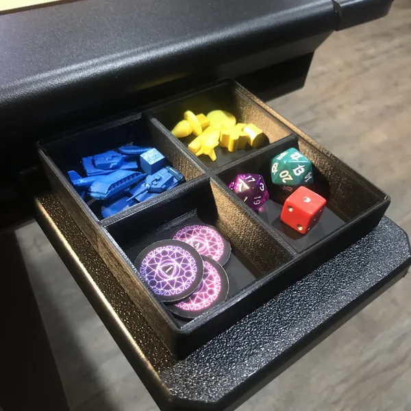 Game Table Accessories 4 Slot Tray