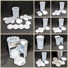 Dice Tower Vault - Stone Textured