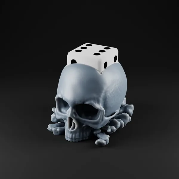 Skull N Dice  Wound Trackers & Dice Holders (16mm, 12mm & D20)