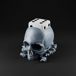 Skull N Dice  Wound Trackers & Dice Holders (16mm, 12mm & D20)