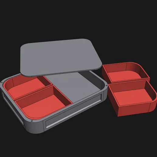 Dice Tray with Token Organizers
