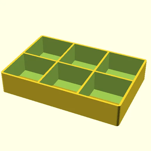 Board-Game Token Tray — Parametric Player Component & Coin Tray (No Supports)