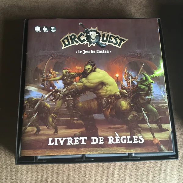 Orc Quest The Card Game - Box insert