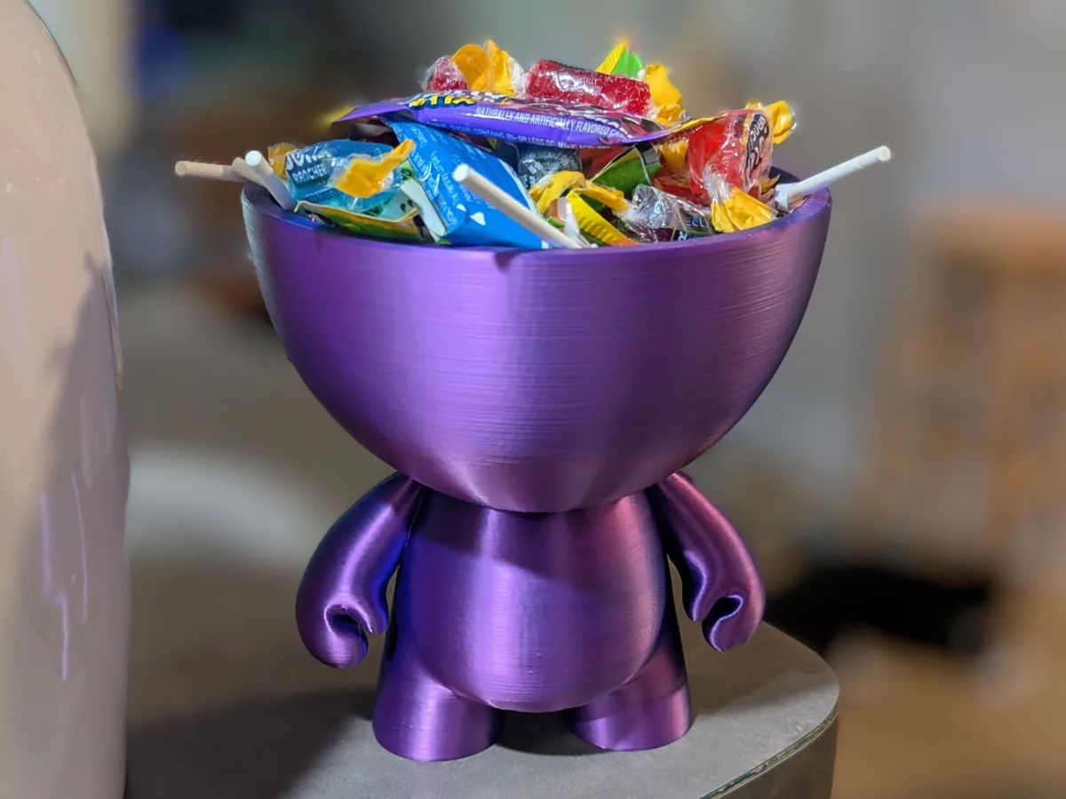 Bowl Head Figure - Storage Container
