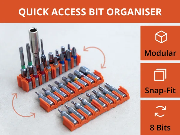 Fast-Access Modular Bit Organiser (4 & 8-Bits)