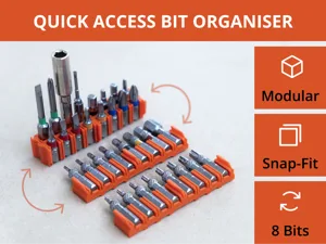 Fast-Access Modular Bit Organiser (4 & 8-Bits)