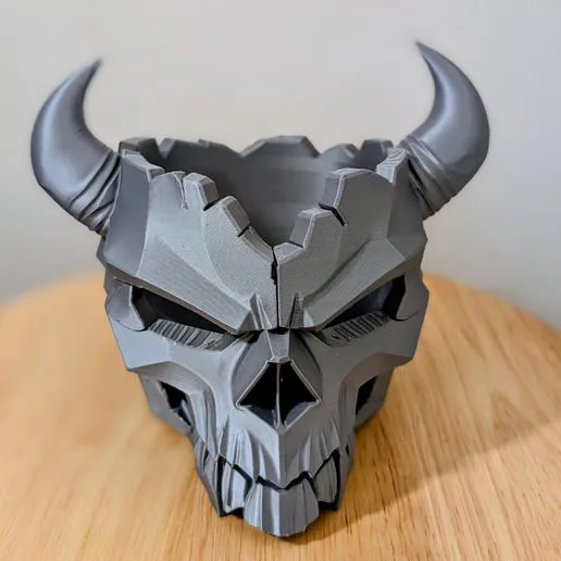 Horned Skull Catchall Organizer Bowl