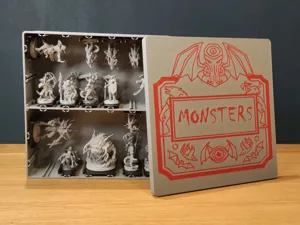 Minis organizer & travel box (D&D,W40K etc)