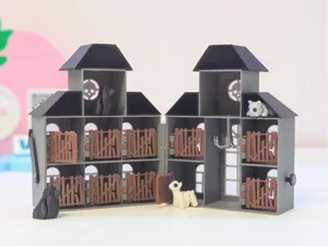Mini Haunted House - 3D Printed Storage for Minis