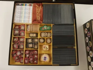 7 Wonders + Expansions + Bonuses Insert - Ready To Play - Sleeved (2 boxes)