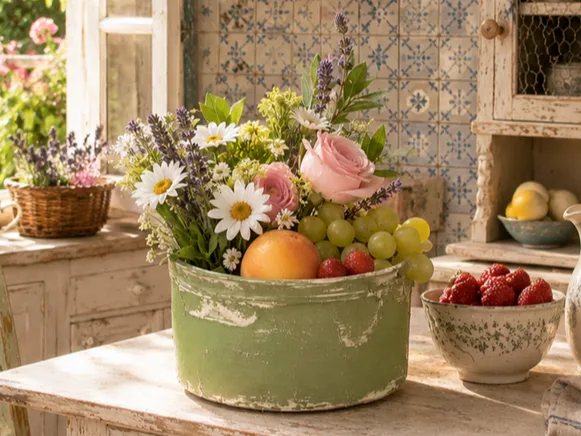 Miniature French Round Box