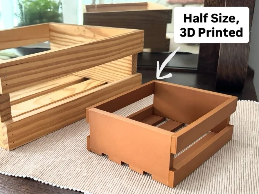 Mini Wood Crate