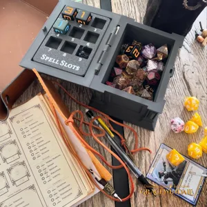 DM Inventory: Dice Case & Spell Slot Tracker