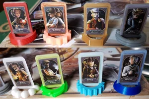 Steampunk Rally Character Stands - 2x8 variations