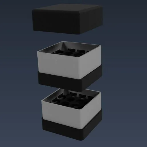 Stacking Miniature Paint Bottle Tray