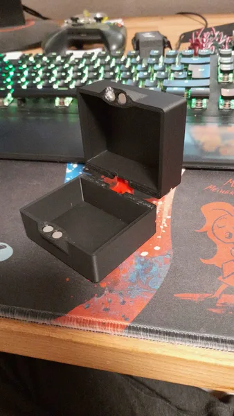 Storage Box with Magnetic Lock