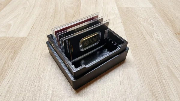 Box na zlaté slitky - Gold bullion magnetic storage
