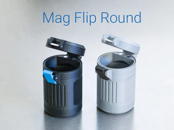 Mag Flip Case Round