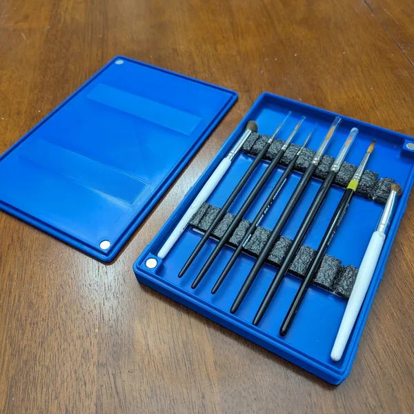 Brush Storage Box - CorgiCompact Hobby System