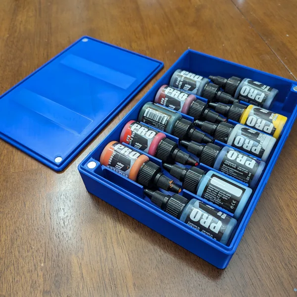 Pro-Acryl Paint Storage Box - CorgiCompact Hobby System