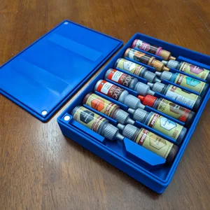 Army Painter and Vallejo Paint Storage Box - CorgiCompact Hobby System