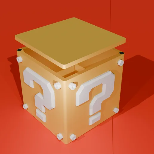 📦 PICANIS BOX – Question Block (Magnetic Storage Box)