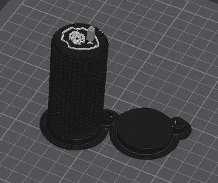 Cylindrical Magnetic Storage Boxspher