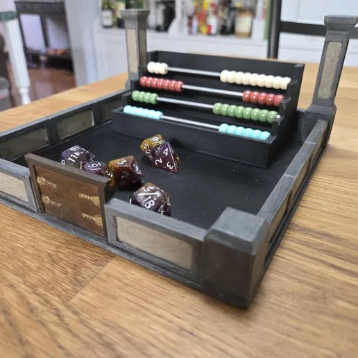 Daggerheart Player Dice Tray and Stat Tracker