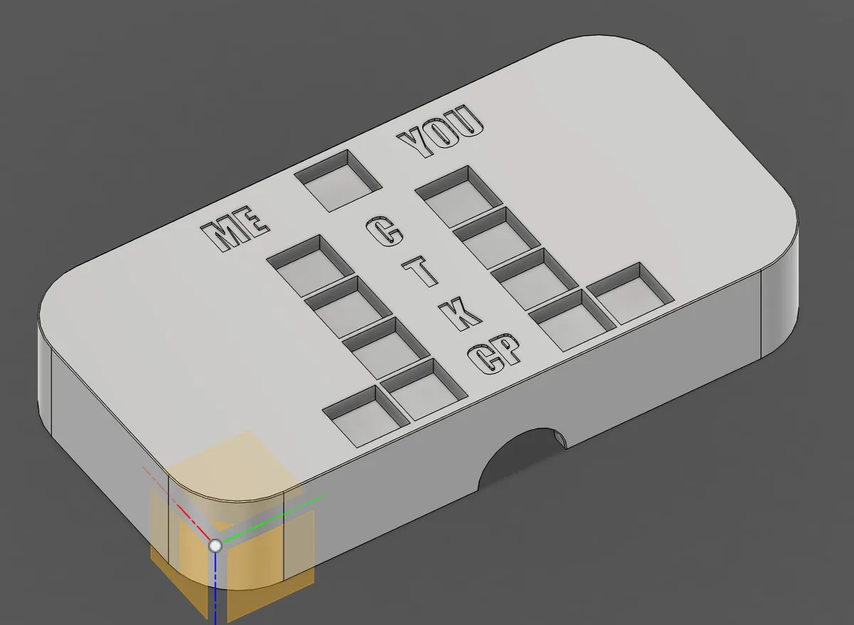 Kill Team Token Box lid with score tracker