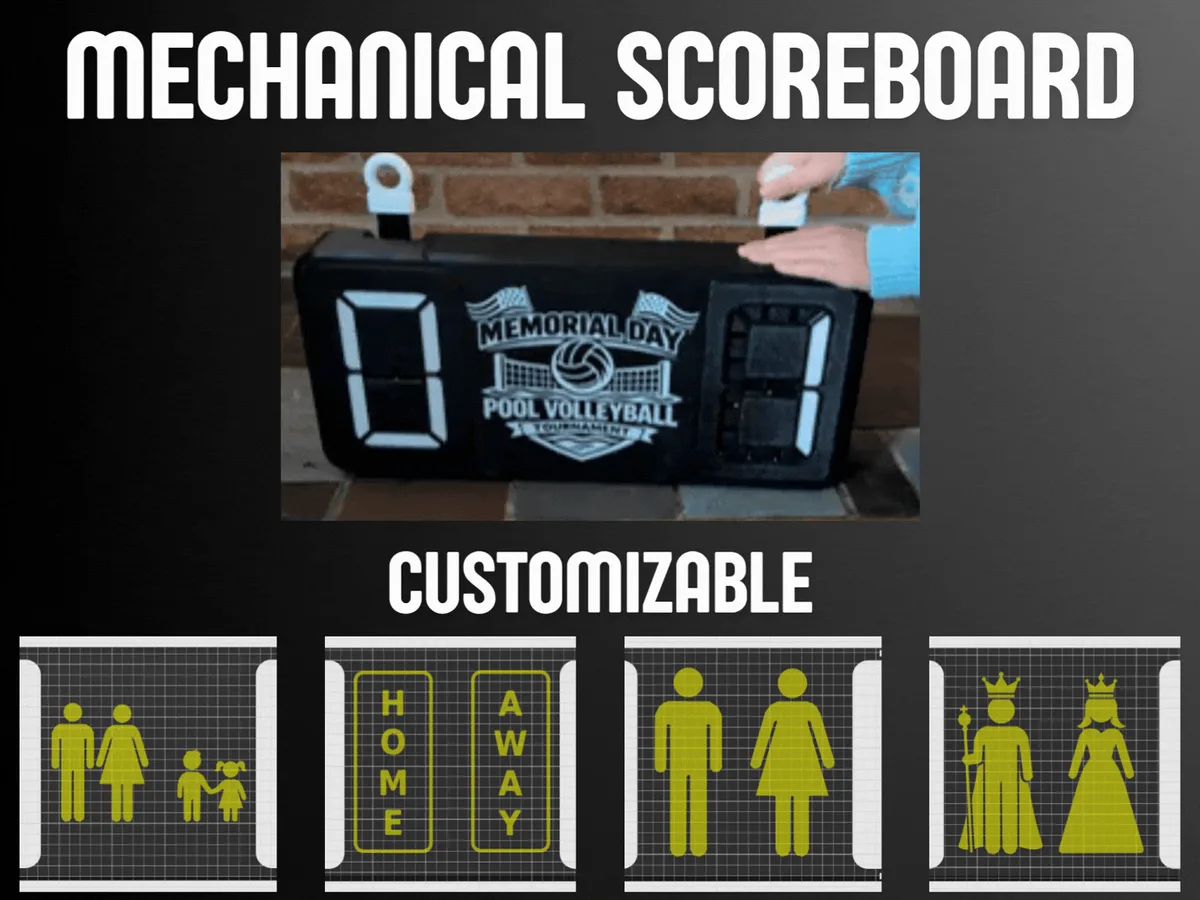 Portable Mechanical Scoreboard