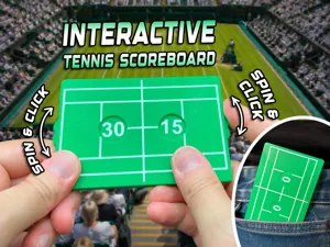 Interactive Tennis Scoreboard