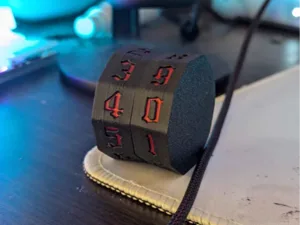 Magnetic (Life)-Counter, snap-points