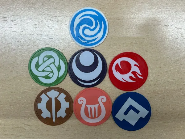 Altered TCG Faction first player tokens