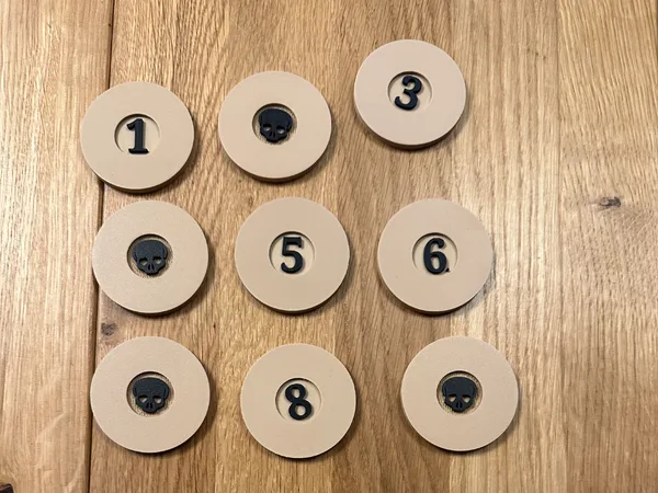 D&D Numbered tokens/bases