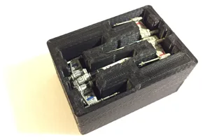 Custom bins for X-Wing miniatures ships