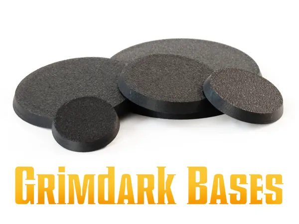 Grimdark miniature bases