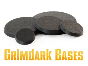 Grimdark miniature bases