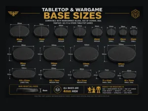 Base for Tabletop Miniatures all sizes